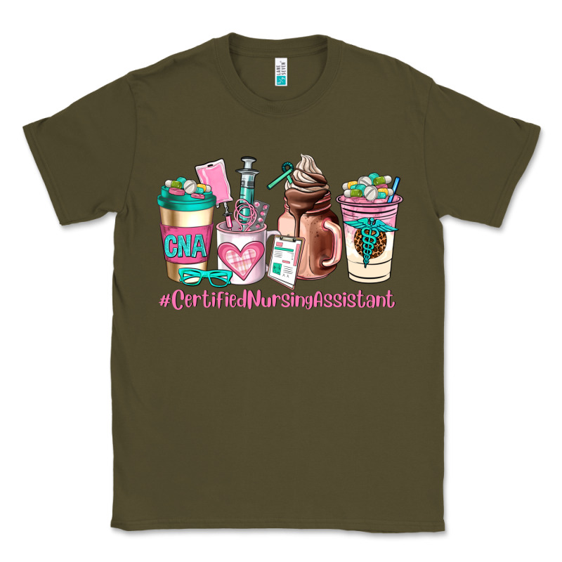 Cerified Nursing Assistant Coffee Cup Classic Tee by AdoDesignShop | Teevron