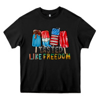 Black tasted like freedom Heavy Core Tee - RacoonDesign