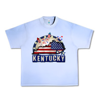 Grape Ice Kentucky 4th of July Urban Heavy Tee - CowGirlArtShop