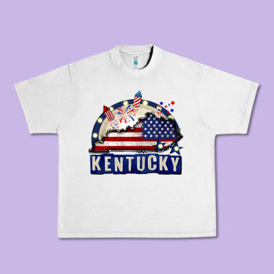 Kentucky 4th Of July Urban Heavy Tee Designed By Cowgirlartshop