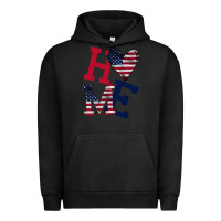 Pigment Black American Flag Home Urban Hoodie - Bettercallsaul