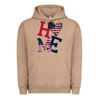 Pigment Burro American Flag Home Urban Hoodie - Bettercallsaul