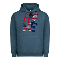 Pigment Midnight Navy American Flag Home Urban Hoodie - Bettercallsaul