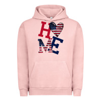 Pigment Salmon American Flag Home Urban Hoodie - Bettercallsaul