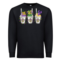 Black mardi gras snowballs Premium Sweatshirt - MaliasSmallBusiness