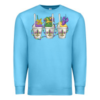 Ocean Blue mardi gras snowballs Premium Sweatshirt - MaliasSmallBusiness