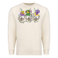 Sandshell mardi gras snowballs Premium Sweatshirt - MaliasSmallBusiness