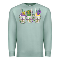 Seafoam mardi gras snowballs Premium Sweatshirt - MaliasSmallBusiness