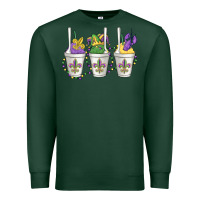 Sports Green mardi gras snowballs Premium Sweatshirt - MaliasSmallBusiness