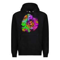 Black halloween patch 1 Premium Hoodie - BundleAndBundleShop