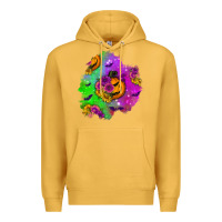 Mustard halloween patch 1 Premium Hoodie - BundleAndBundleShop