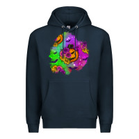 Navy halloween patch 1 Premium Hoodie - BundleAndBundleShop