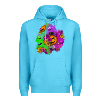 Ocean Blue halloween patch 1 Premium Hoodie - BundleAndBundleShop