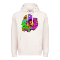 Pale Pink halloween patch 1 Premium Hoodie - BundleAndBundleShop