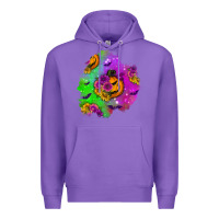 Purple halloween patch 1 Premium Hoodie - BundleAndBundleShop