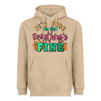 Mushroom its fine im dine everythings fine Heavyweight Hoodie - MaliasSmallBusiness