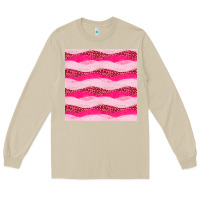 Mushroom valentines day glitter and leopard seamless pattern Long Sleeve Tee - BundleAndBundleShop