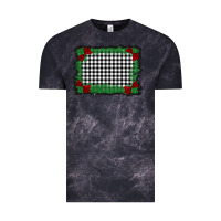 Cloud Black christmas black and white background Vintage Tee - BarkalooDesign