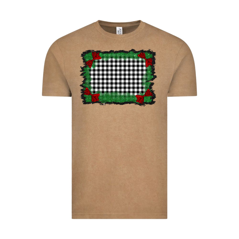 Christmas Black And White Background Vintage Tee by BarkalooDesign | Teevron
