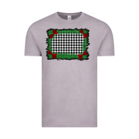 Vintage Zinc christmas black and white background Vintage Tee - BarkalooDesign