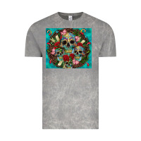 Cloud Rock sugar skulls tumbler 3 Vintage Tee - CTS Tumbler Store
