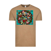Vintage Coffee sugar skulls tumbler 3 Vintage Tee - CTS Tumbler Store