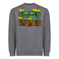 Storm softball sister with leopard Heavyweight Sweatshirt - Zillion Design Studio