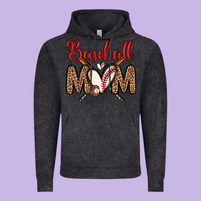Baseball Mom Vintage Hoodie Designed By Zillion Design Studio