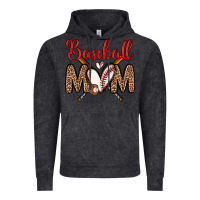 Vintage Black baseball mom Vintage Hoodie - Zillion Design Studio