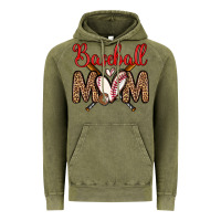 Vintage Olive baseball mom Vintage Hoodie - Zillion Design Studio