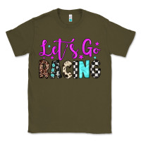 Army Green let's go racing Classic Tee - JahusDesignShop