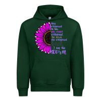 Forest Green I Am The Storm sunflower Urban Hoodie - Bettercallsaul
