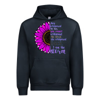 Navy I Am The Storm sunflower Urban Hoodie - Bettercallsaul