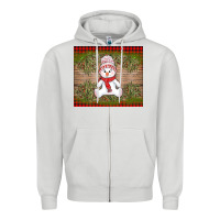 Dove Grey Christmas snowman Zipper Hoodie - AdoDesignShop