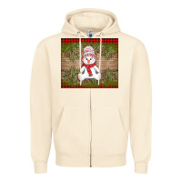 Sandshell Christmas snowman Zipper Hoodie - AdoDesignShop