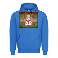 True Royal Christmas snowman Zipper Hoodie - AdoDesignShop