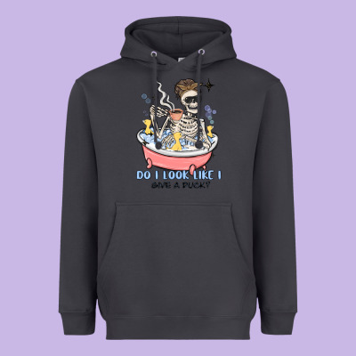 Do I Look Like I Give A Duck Heavyweight Hoodie Designed By Maliassmallbusiness