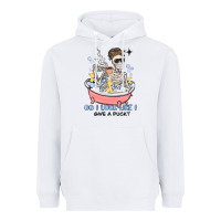 White do i look like i give a duck Heavyweight Hoodie - MaliasSmallBusiness