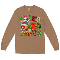 Toasted Coconut ho ho ho christmas latte with gnomies Long Sleeve Tee - AdoDesignShop