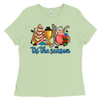 Matcha tis the season hockey and Christmas Ladies Tee - AdoDesignShop