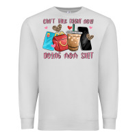 Dove Grey can't talk right now doing mom shit Premium Sweatshirt - MaliasSmallBusiness