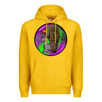 Lemon halloween round earrings 1 Premium Hoodie - BundleAndBundleShop