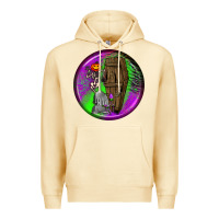 Pina Colada halloween round earrings 1 Premium Hoodie - BundleAndBundleShop