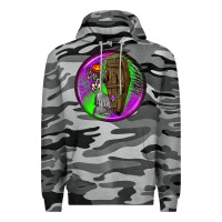 Slate Camo halloween round earrings 1 Premium Hoodie - BundleAndBundleShop
