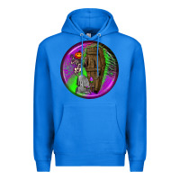 True Royal halloween round earrings 1 Premium Hoodie - BundleAndBundleShop