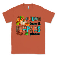Copper autumn leaves pumpkin please Classic Tee - AdoDesignShop