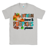Moon Dust autumn leaves pumpkin please Classic Tee - AdoDesignShop