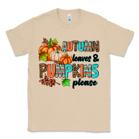 Mushroom autumn leaves pumpkin please Classic Tee - AdoDesignShop