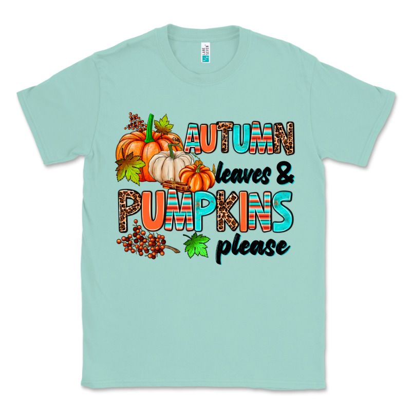 Autumn Leaves Pumpkin Please Classic Tee by AdoDesignShop | Teevron
