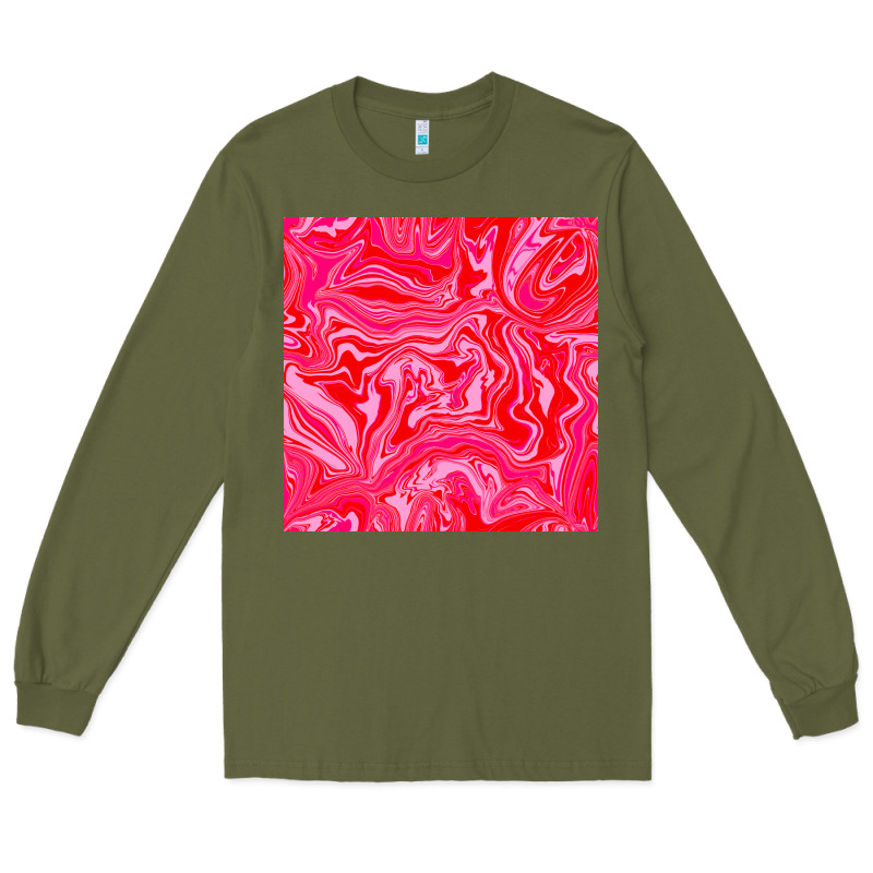 Valentines Day Marble Seamless Pattern Long Sleeve Tee by BundleAndBundleShop | Teevron